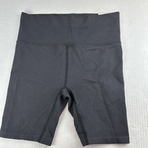 DSG Women's‎ Bike Shorts Black Medium High Rise 7" Inseam New 758